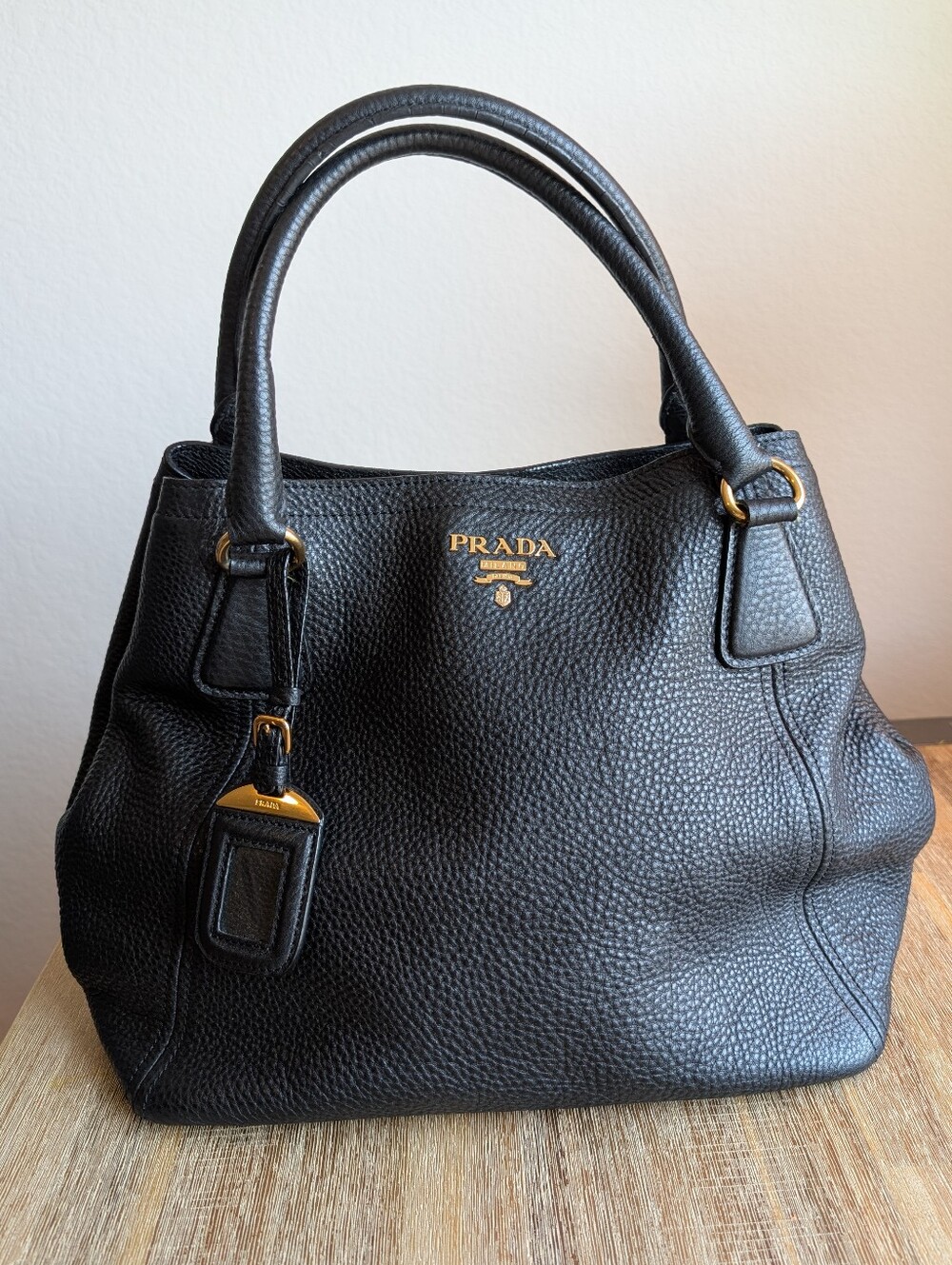Prada Vitello Daino Tote